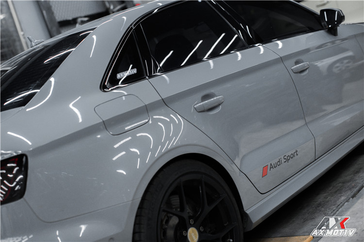 奥迪贴纸audi sport叶子板贴车门贴拉花车身贴纸 a3 a4l a6车贴 黑色