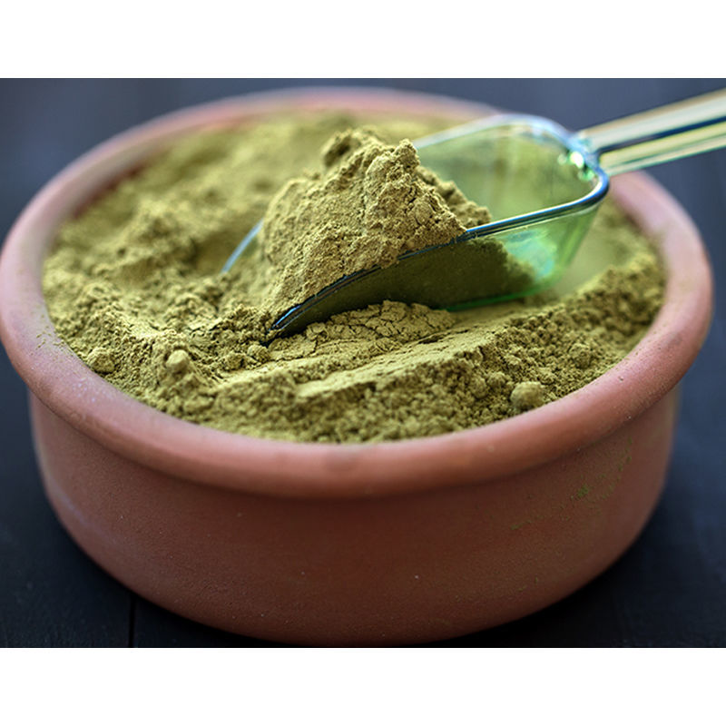 指甲草花粉天然染发粉憨厚哥海娜粉官网印度粉遮白发 黑色(250)克