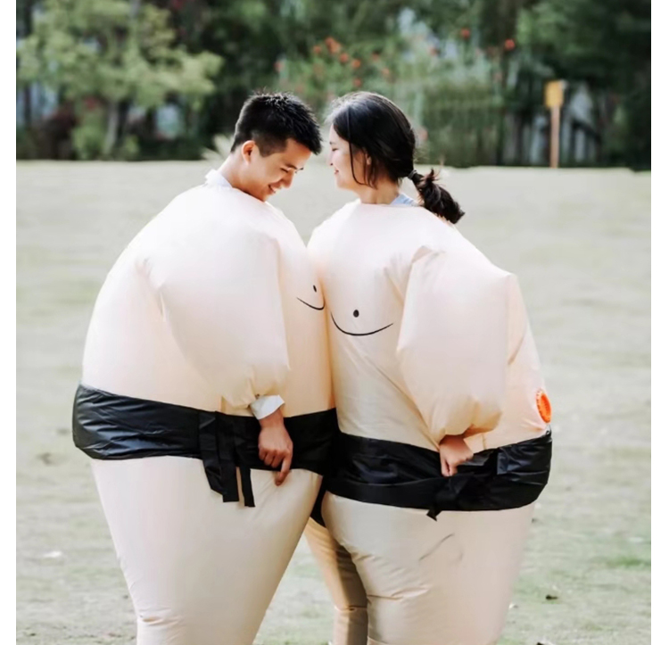 人偶服装抖音同款日本相扑充气衣服胖胖服成人胖子人偶服公司活动道具