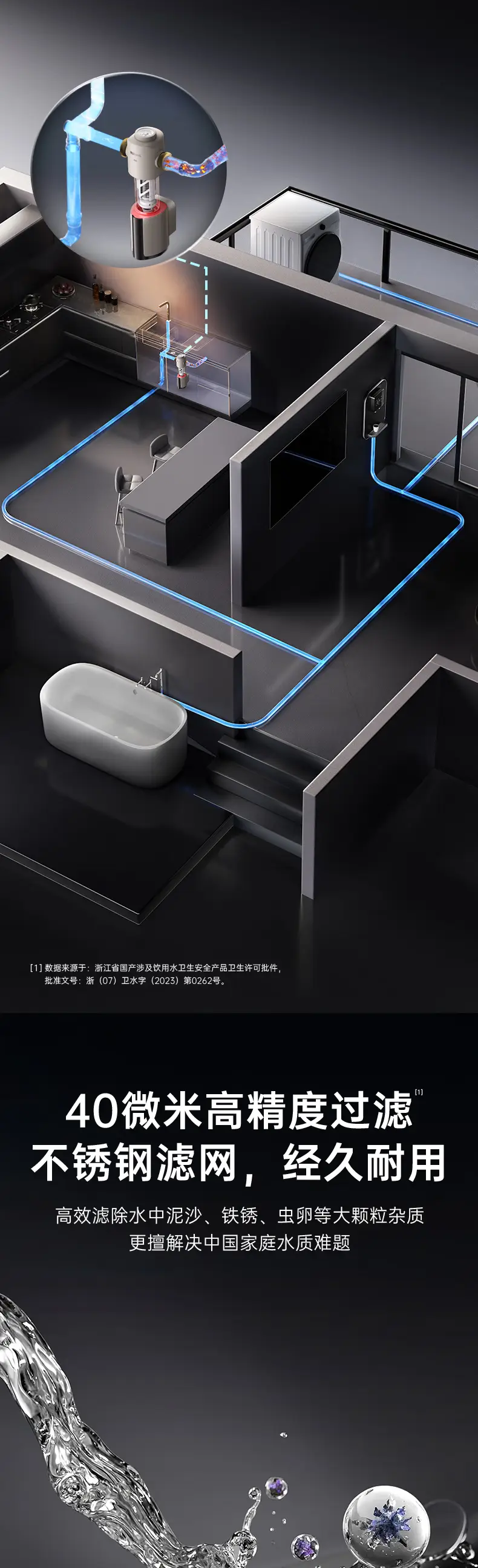 安吉尔前置净水器J3624-GWG-7000