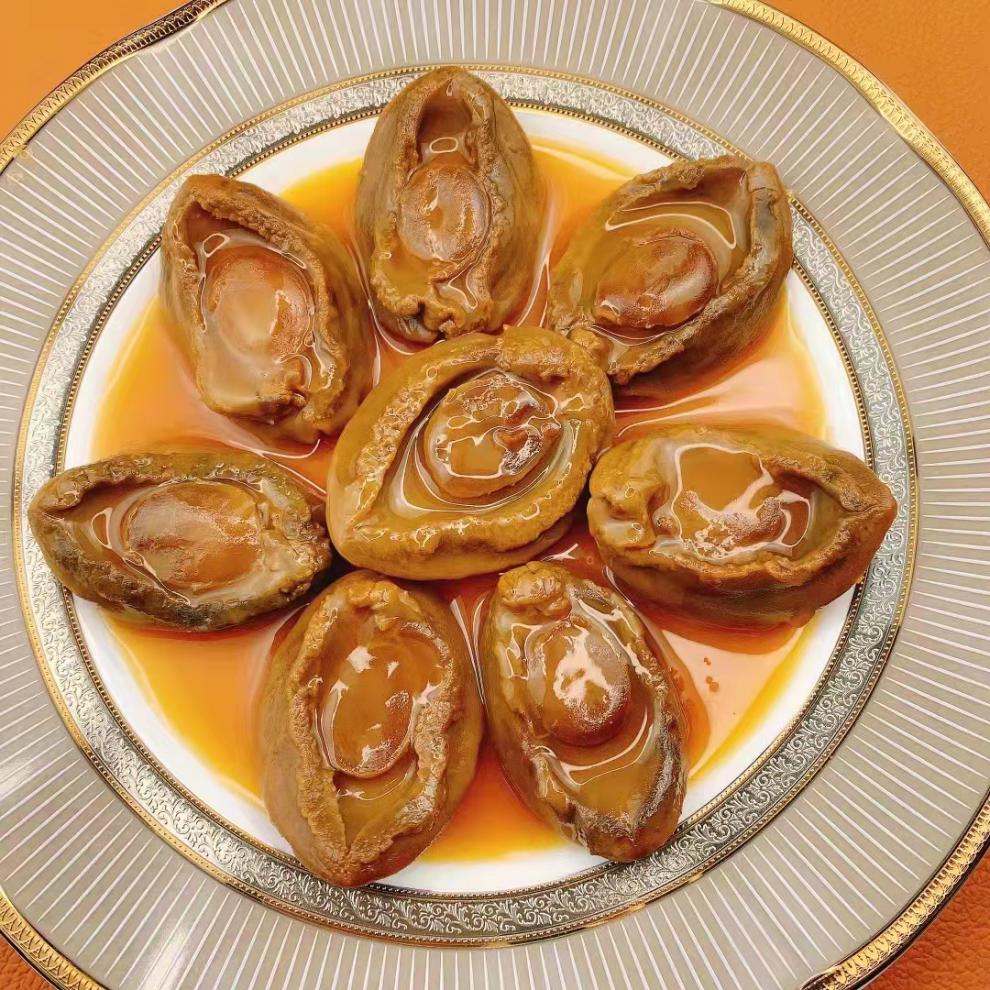 溏心干鲍 8/只 加热即食 40头干鲍熬制 大连吉品鲍鱼 冷冻【图片 价格