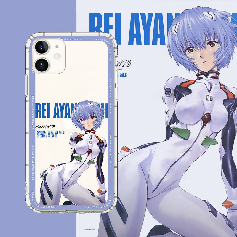 新世纪福音战士手机壳eva周边绫波丽苹果13手机壳华为oppo软iphone12