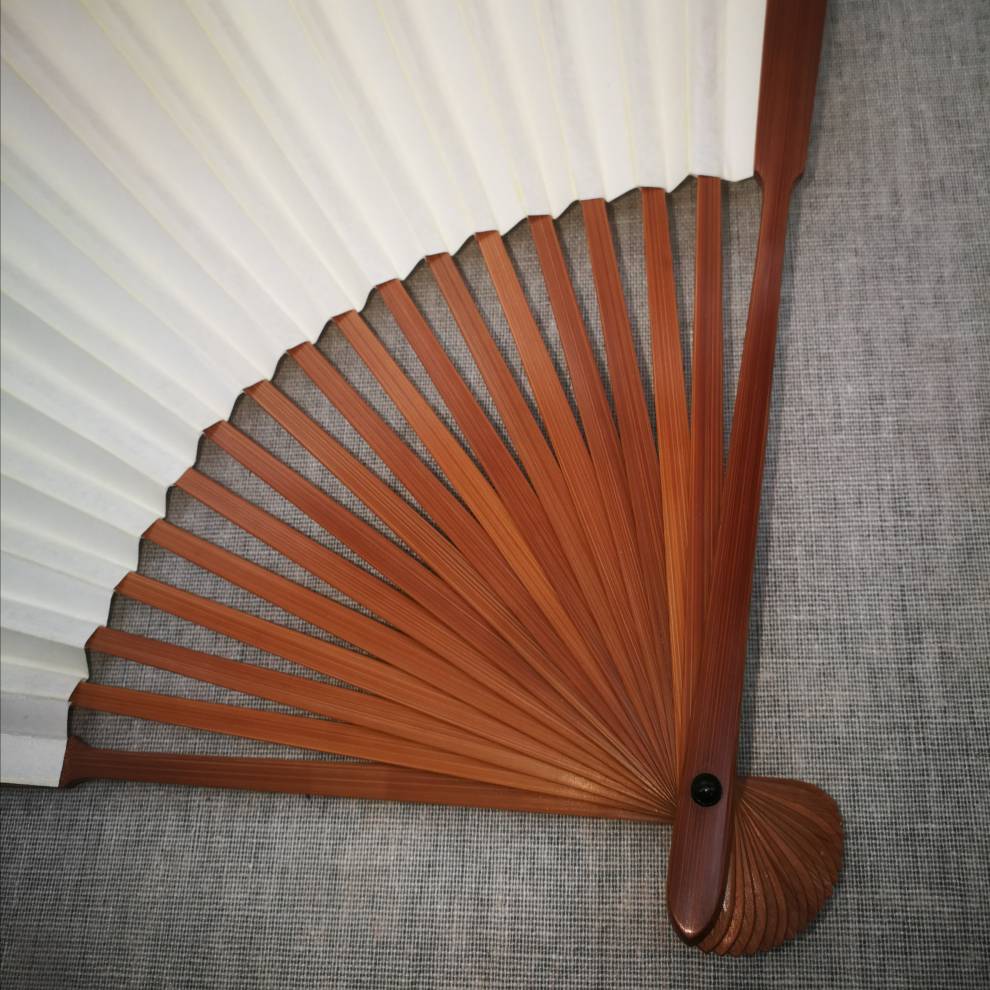 2022新款文玩玉竹折扇 老玉竹文玩折扇 手工文玩扇子 鱼尾折扇 名家扇