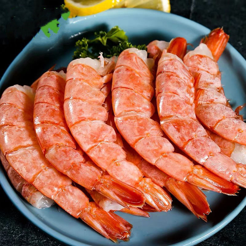 【48小时发货】大红虾尾无头虾4-4.