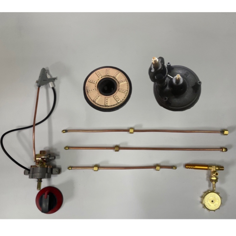 商用猛火灶配件文武灶心中压猛火炉维修改装商用液化气节能炉芯 2号灶