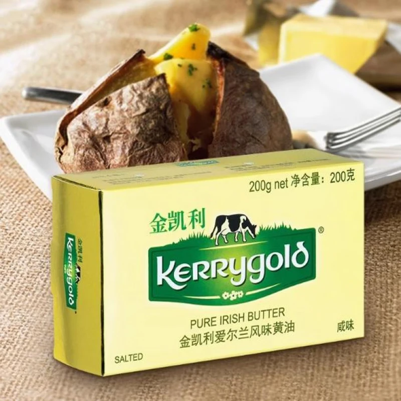 Kerrygold Irish-style grass-fed Butter 200g Bulletproof Coffee Ketogenic Nougat Bread KerryGold Light Butter 200g* 200g*3 pieces thumbnail 3