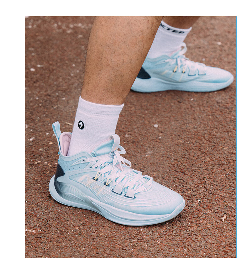 【商场同款】特步篮球鞋男鞋2022轻羽3代透气运动鞋子男缓震防滑耐磨