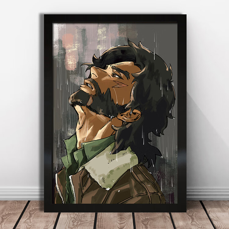 装甲重拳海报megaloboxjoe二次元动漫周边宿舍卧寝室壁纸自粘墙贴 姜