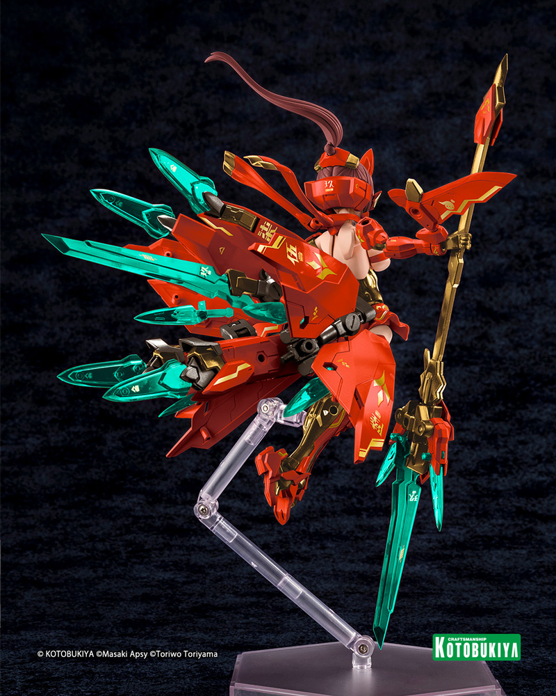 黄蜂机娘模型寿屋kp625模型女神装置机娘朱罗九尾妖狐玉藻前炎舞罗