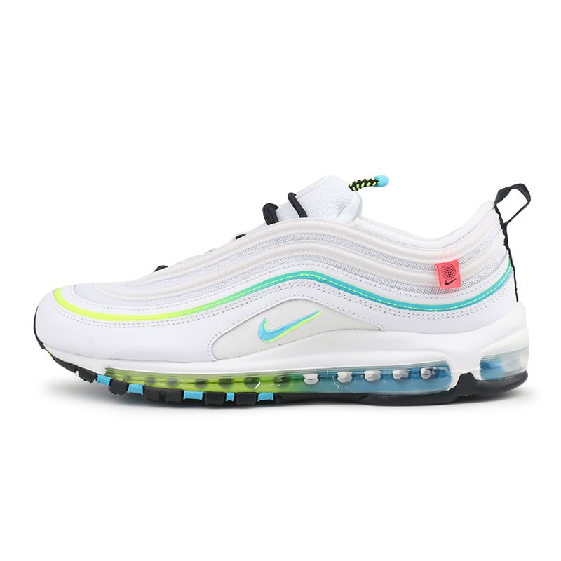 耐克(nike)air max 97男子子弹头运动气垫跑步鞋 dh1085 dm8588 白绿