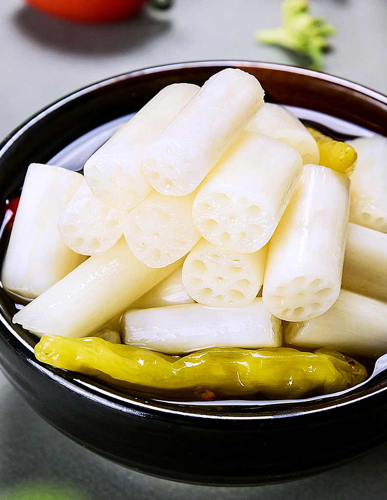 泡椒藕带400g湖北特产洪湖酸辣藕尖藕节脆爽开袋即食下饭凉菜 泡椒藕