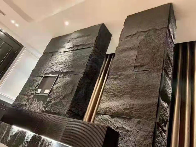 轩笙【甄选】天然文化石蘑菇石pu石皮轻质文化石背景墙自然面仿真石材