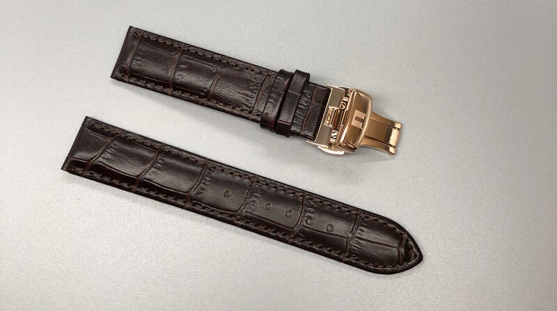 适配适用天梭1853prc200t055表带 t055417a t055410 t055427a真皮 棕