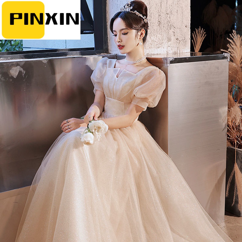 景秀江山18周岁成人礼女礼服迪士尼公主裙成人宴会晚礼服艺生2022新款