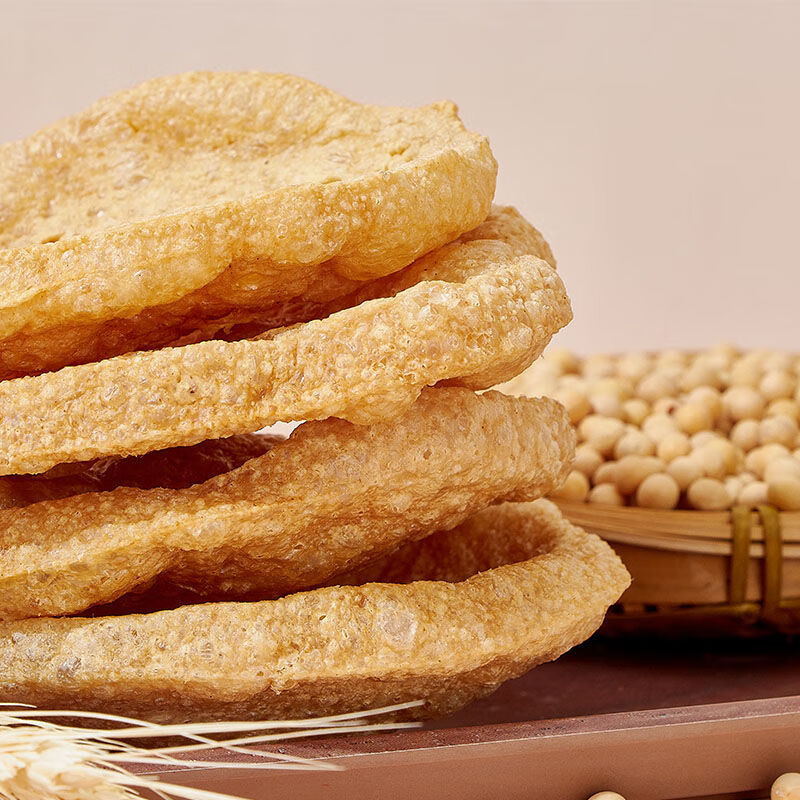 陕西特产脆豆腐火锅麻辣烫食材关东煮脆皮豆腐卤豆腐豆皮素鸡 500g