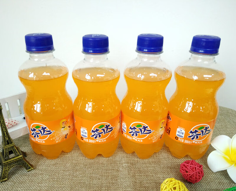 芬达橙味汽水300ml24瓶整箱小瓶芬达可口可乐cocacola0出品