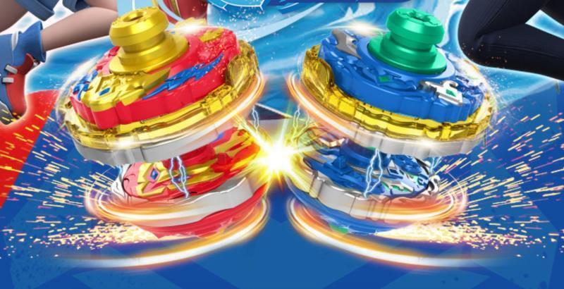 双甲战陀爆甲战陀3超变陀螺新款对战双层旋转二玩具男孩 冰极凤皇