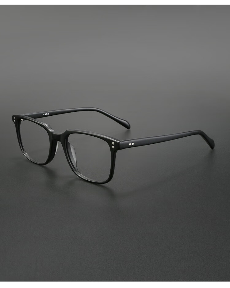 玳瑁色眼镜框 木川眼镜架男款配变色磨砂复古板材眼镜框女玳瑁色男黑