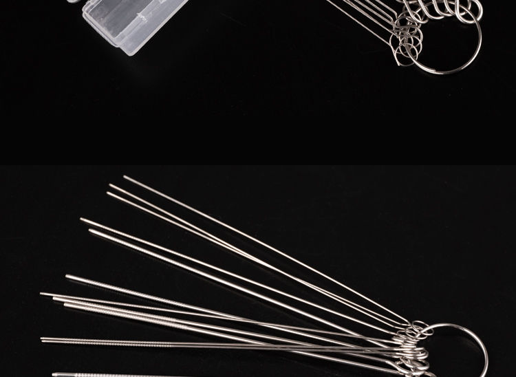 不锈钢通针 氧气割枪焊枪煤气液化气丙烷乙炔气割嘴通针透针捅针 铝盒