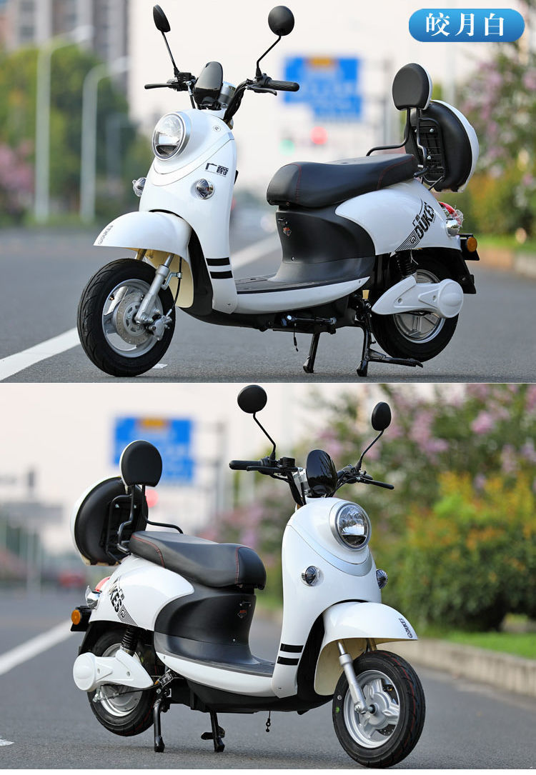 雅迪同款新款大型小龟王电动车成人学生小绵羊电瓶车双人代步电动摩托