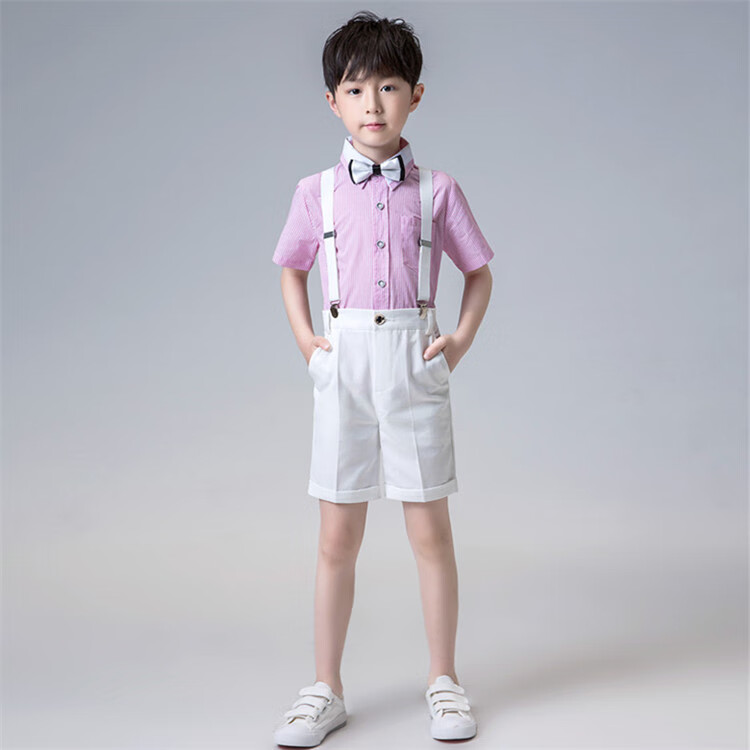 官方自营 钢琴比赛礼服男童男童主持人小礼服钢琴服装儿童表演西装