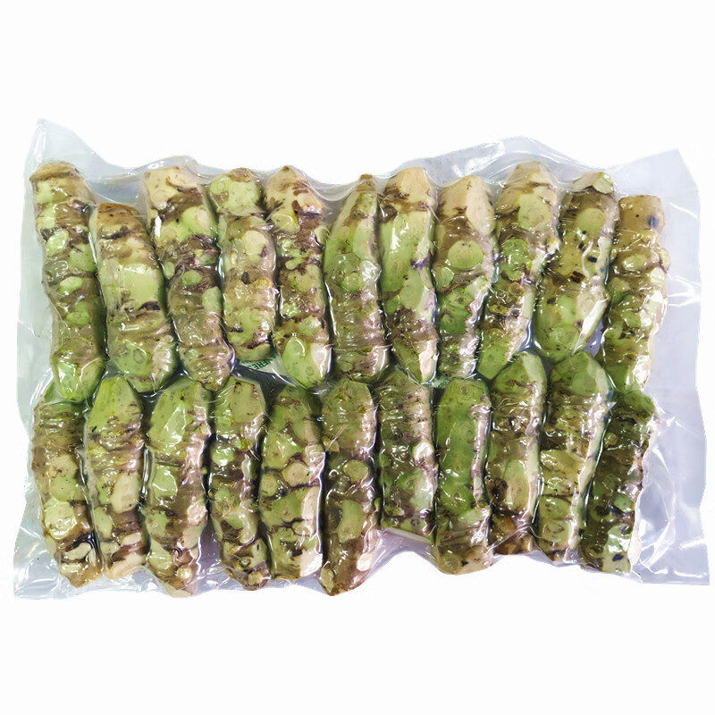 媚调 云南产新鲜山葵根500g芥末根日本料理山葵酱原料寿司新鲜磨辣根