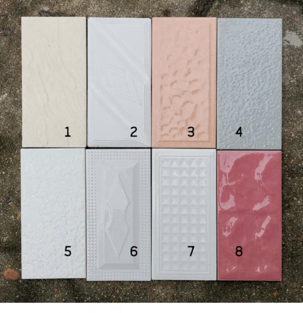 鹿凌青 旧式墙瓷砖 10x20老款白色外墙瓷砖农村老房子自建房老旧式