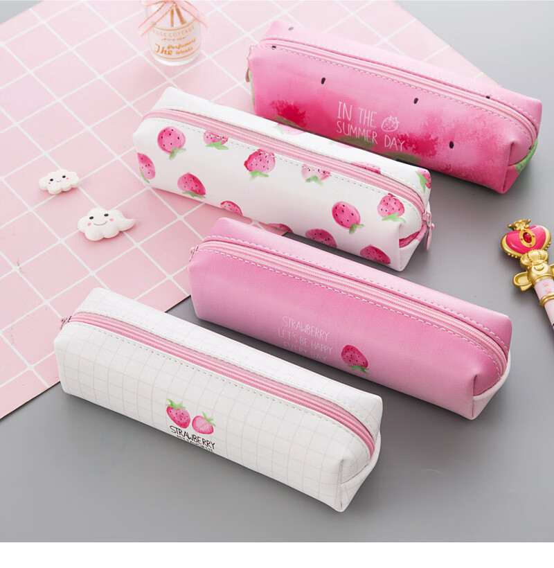 创意个性韩国铅笔袋潮流零食搞怪简约时尚少女心小清新可爱文具盒 形