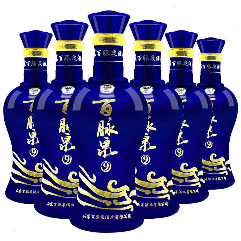 百脉泉酒 山东特产酒 百脉泉q9 浓香型白酒 清照酒34度白酒礼盒装 1