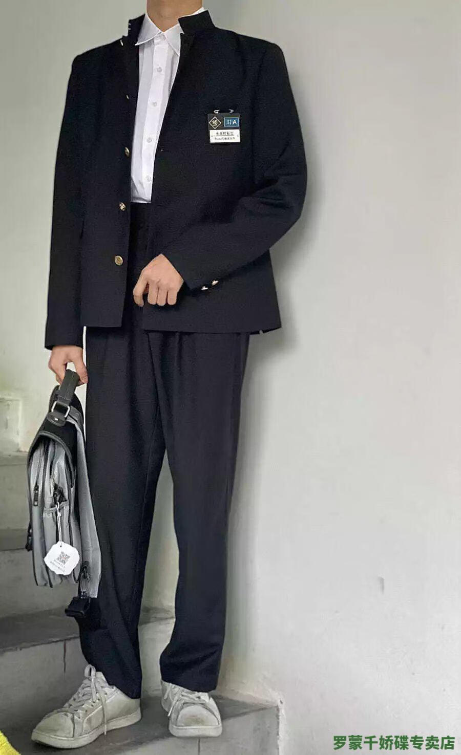 罗蒙官方旗舰男装店 dk制服男女外套高校jk校服中山装西装新款学院风