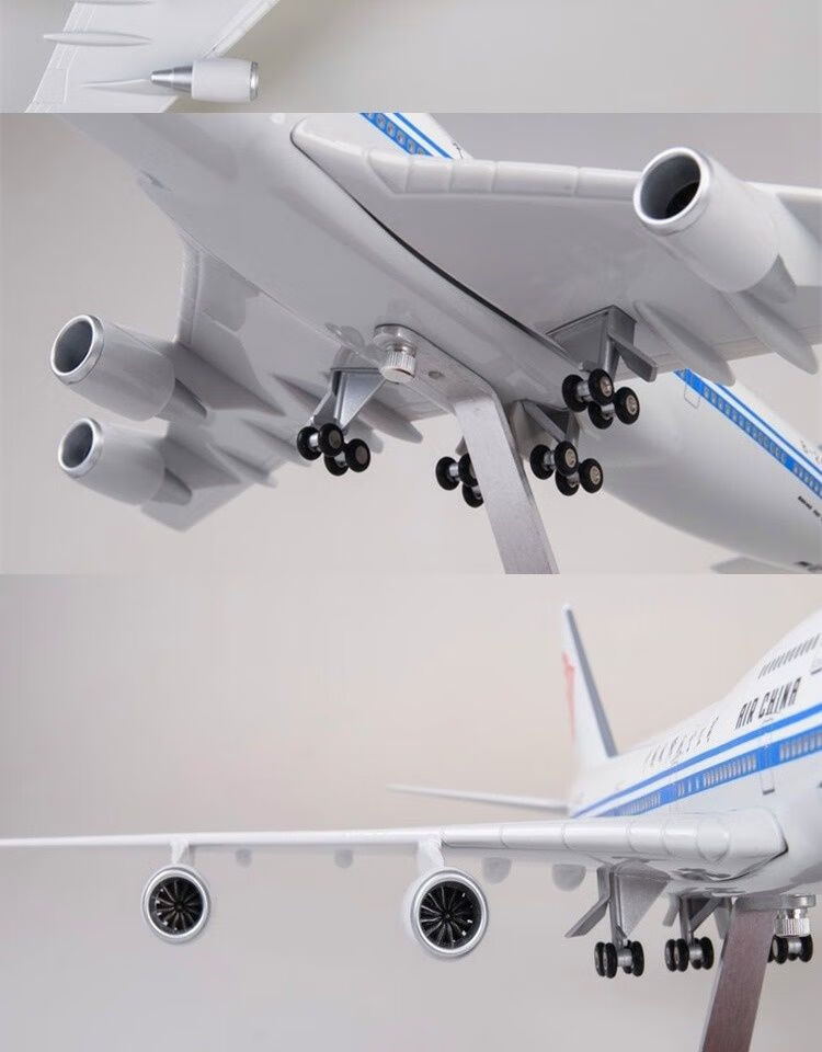桑菽波音b747400中国航空747原型机仿真飞机模型长荣荷兰航模47cm747