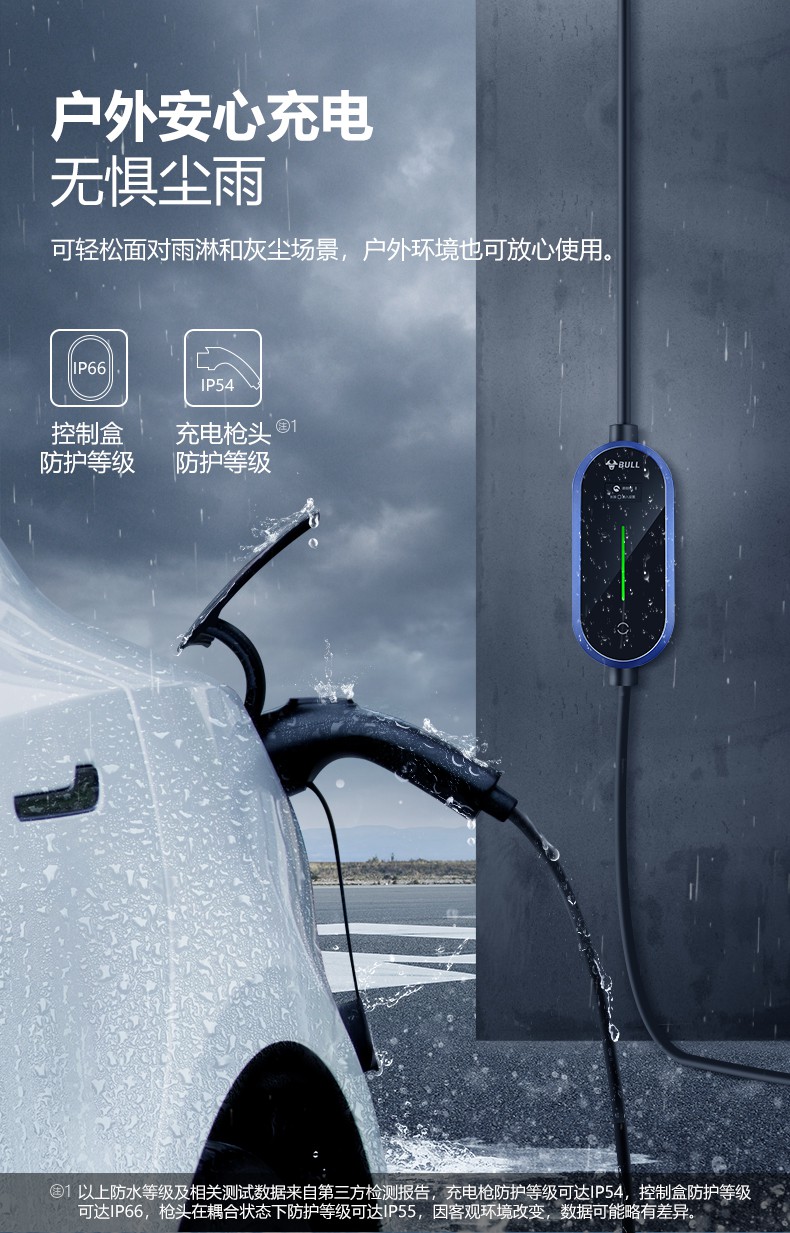 特斯拉专用便携式充电枪器新能源汽车随车model3充电桩y丫抢 标准款