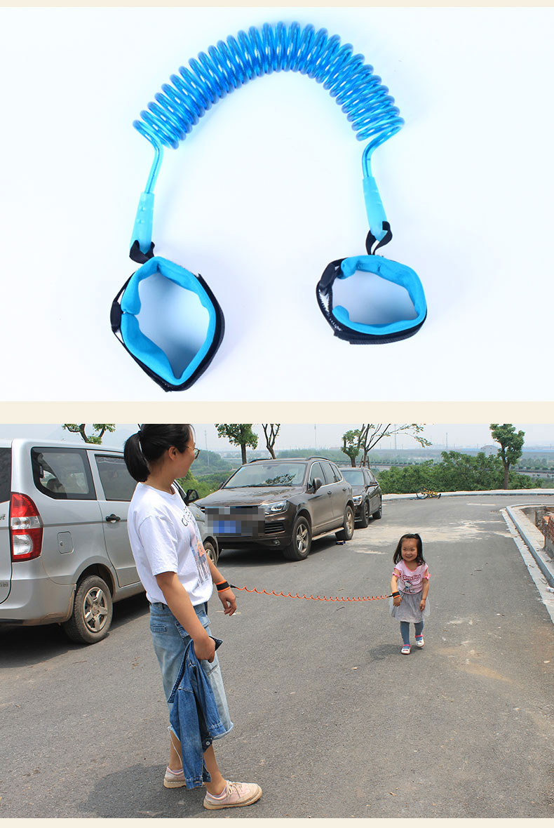 拴小孩子牵拉绳 看孩子绳防走失带宝宝牵引绳儿童安全绳小孩防走丢