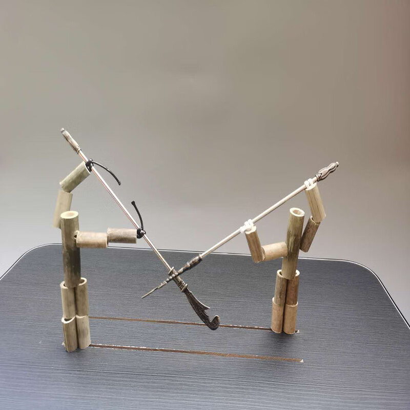 竹节人材料包六年级手工竹节人竹节人玩具板擂台材料手工竹子pk材料包