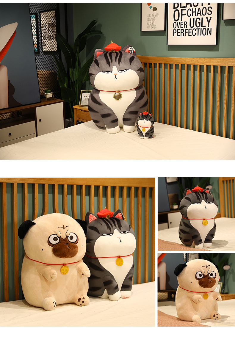 吾皇万睡公仔超大巴扎黑毛绒玩具万岁猫咪玩偶可爱睡觉抱枕女生号