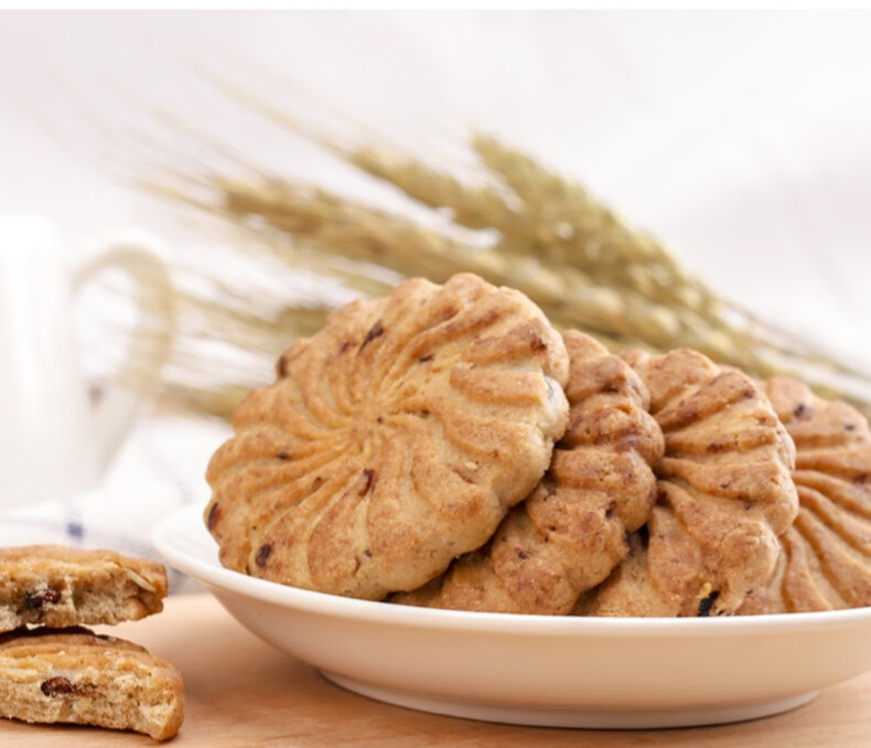 红豆薏米燕麦粗粮办公零食无蔗糖健康食品无蔗糖 红豆薏米饼干 1000g