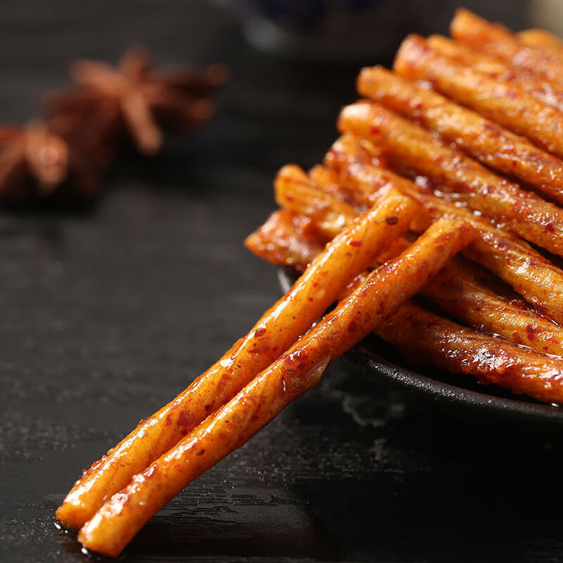 博士牛筋辣条8090怀旧零食儿时经典麻辣小吃批发五毛钱辣味001 40包