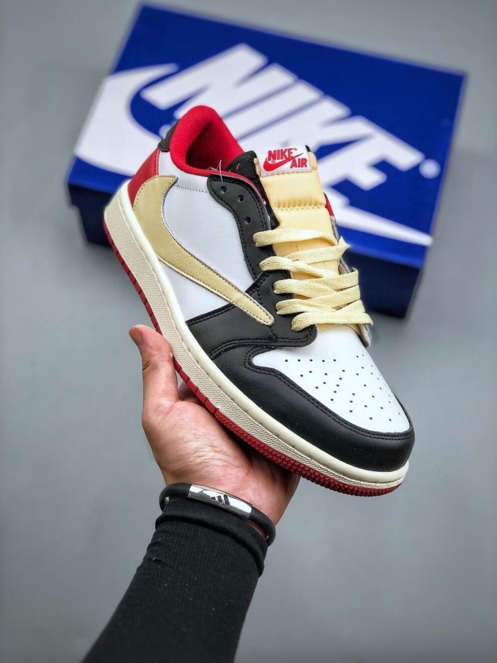 a j【官方旗舰】 a·j空军一号闪电倒钩低帮 激光蓝low aj1 38【图片