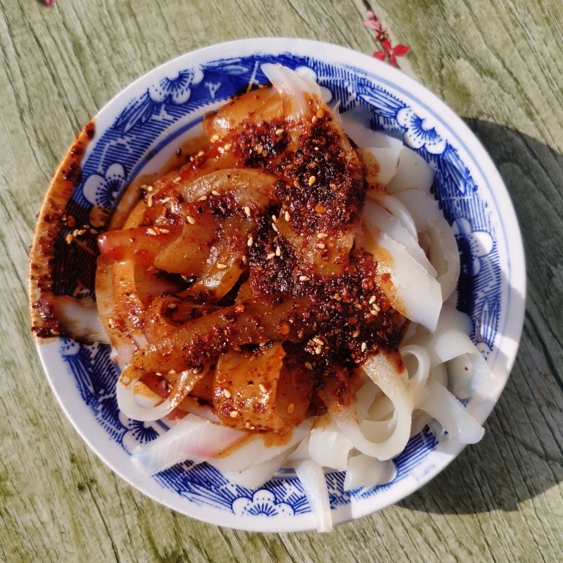 甘肃天水担担凉粉三阳川正宗豌豆粉面手工碗团凉皮真空开袋即食6碗装