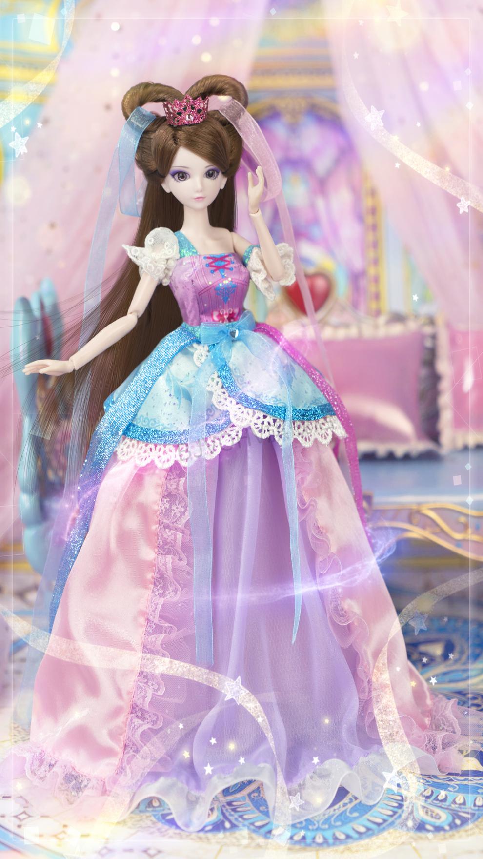 迪士尼叶罗丽精灵梦款娃娃灵冰公主换装女孩玩具萝莉仙子套装礼盒 29