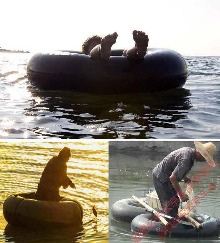 汽车内胎游泳圈钓鱼船大卡车货车轮胎加厚胶1200r20 加强丁基胶550