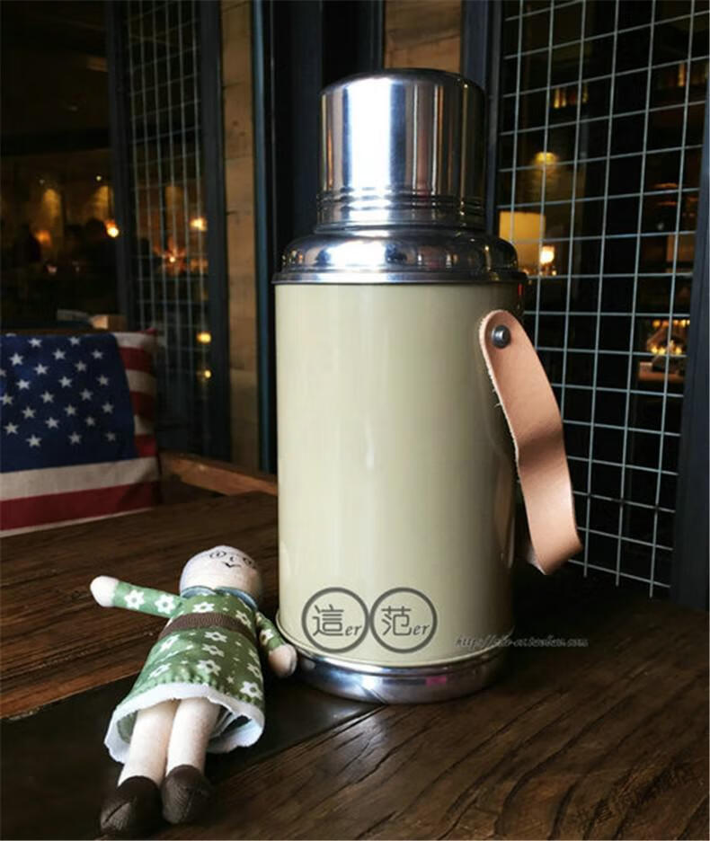 暖壶小号热水瓶小型怀旧复古暖水壶老式玻璃内胆保温瓶家用小暖壶 0.