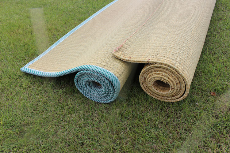 2 1.5 凉席1.8米 小包边灯芯草席子 1.35m(4.5英尺)床