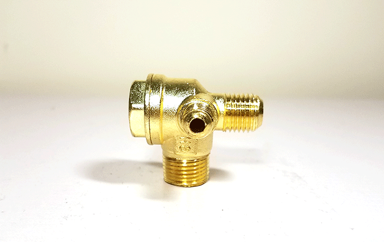 气泵配件气动单向阀止回阀自动控制器气控单向阀ots600w配合金阀1只