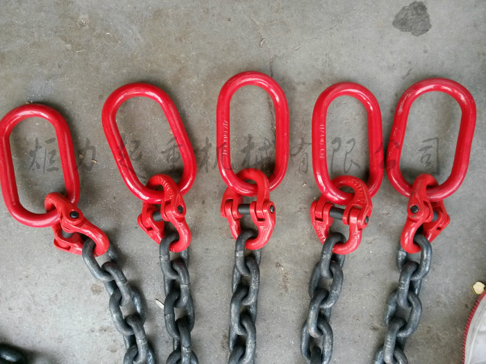 定制起重蝴蝶扣吊装扣链条链接扣双环扣起重链条扣吊索具连接扣吊钩 3