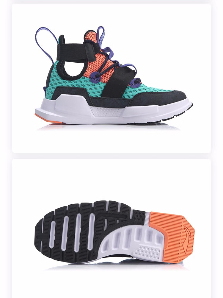 中国李宁休闲鞋男纽约时装周重燃篮球休闲鞋2019新品reburnwsagbp0231