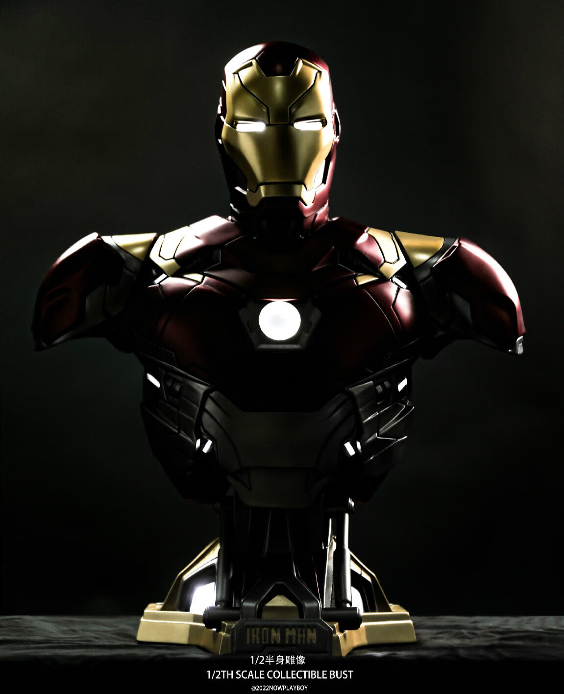 肥宅gk-老顽童 钢铁侠mk47型号1比2雕像模型动漫 47胸像 运费到付