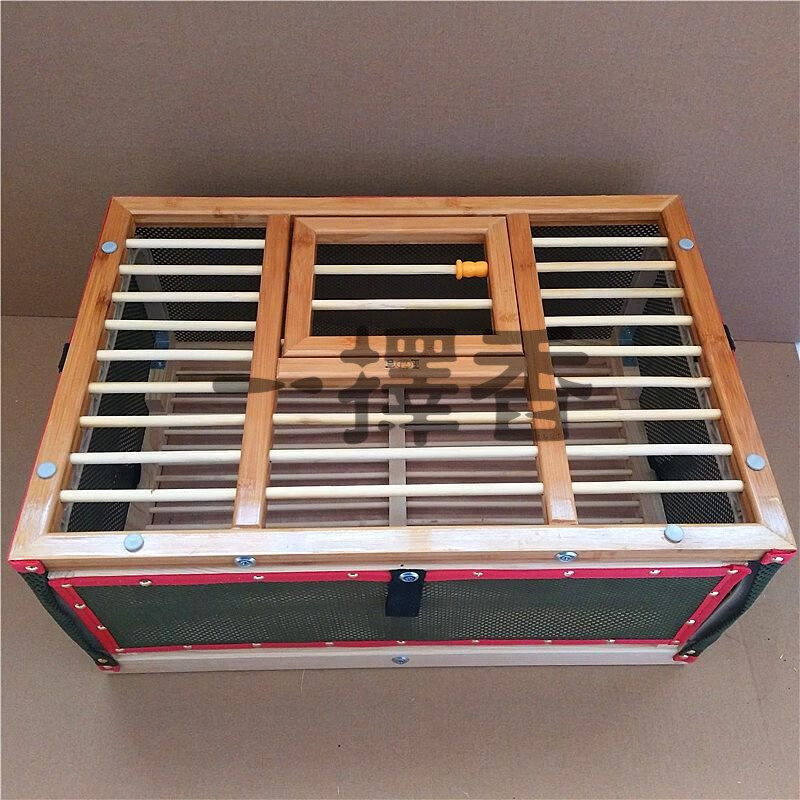 鸽子放飞笼比赛笼训放笼折叠鸽子笼木制赛鸽笼信鸽用品鸽具手提笼 40