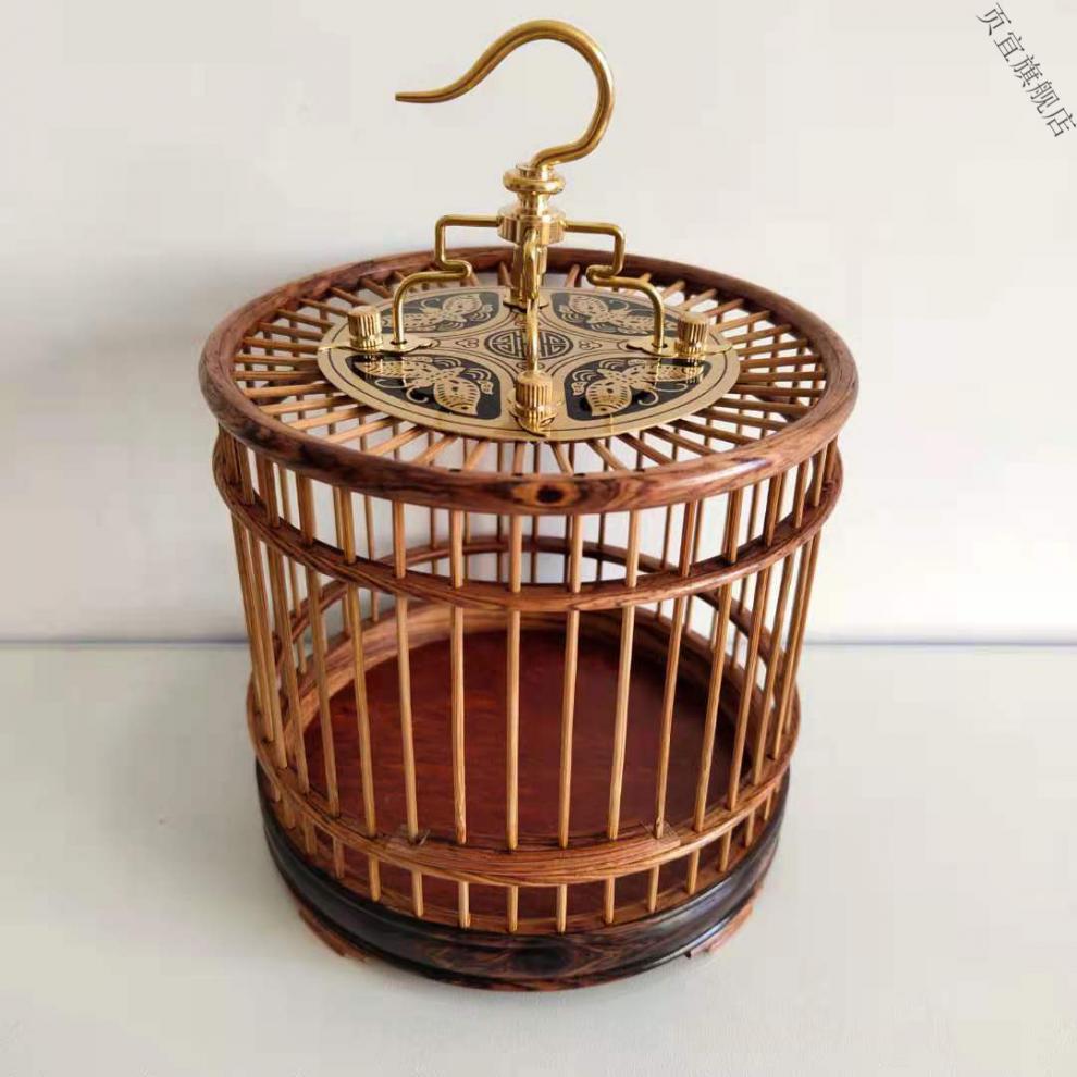 2022新款蝈蝈罐蝈蝈罐子蝈蝈笼子红木蝈蝈笼子蝈蝈罐子竹制蝈蝈活鸣虫