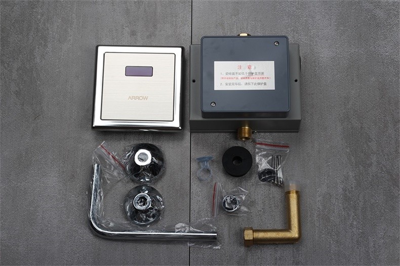 箭牌arrow暗装小便斗小便器小便池尿斗自动冲水智能感应器冲水阀191a